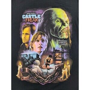 Castle Freak Terror Threads Tshirt Small Horror Film Black Jeffrey Combs